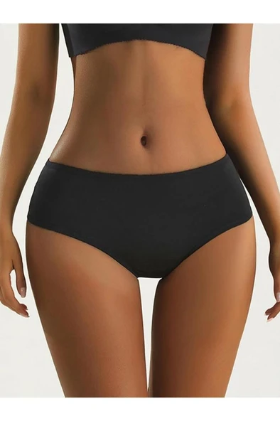 Sistina Bayan Siyah Kalça Şekillendirici Büyük Gösteren Külot 721 - Resim 5