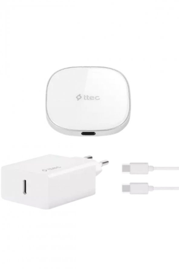Ttec 2KS25B Aircharger M Kit Magsafe Uyumlu Kablosuz Pd 20w Seyahat Hızlı Şarj Aleti ürün görseli