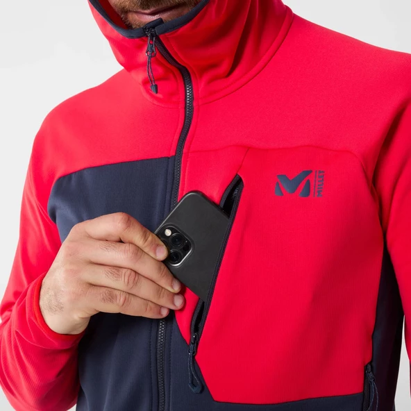 Millet SENECA Erkek POLARTEC Techno Grid™® Kapşonlu MIV9469 7487 - Resim 5