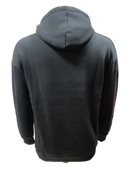 Tarz Cool T01128 Erkek Pamuklu Kapüşonlu Şardonlu Üç İplik Sweatshirt - 6