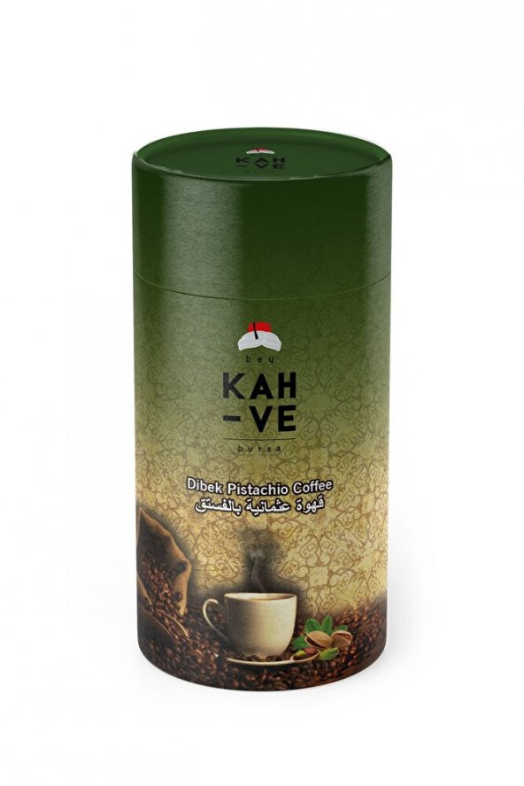 Bey Kahve Fıstıklı Dibek Kahvesi Silindir 250 G