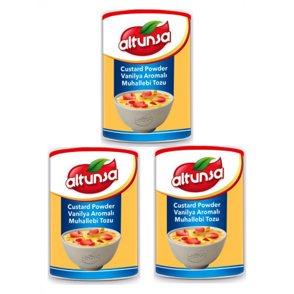 Altunsa Custard Powder Vanilya Aromalı 250 gr X 3 Adet