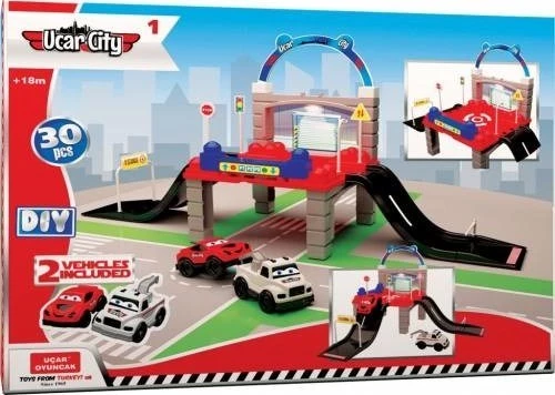 Uçar City 30 Parça Araç Seti Eğitici Bloklar 6048