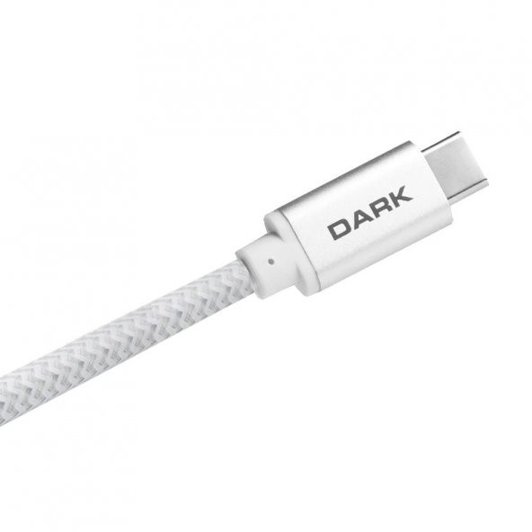 DARK DK-CB-USB240PD101 1m TYPE-C  PD 240 W ŞARJ KABLO,BEYAZ - 2