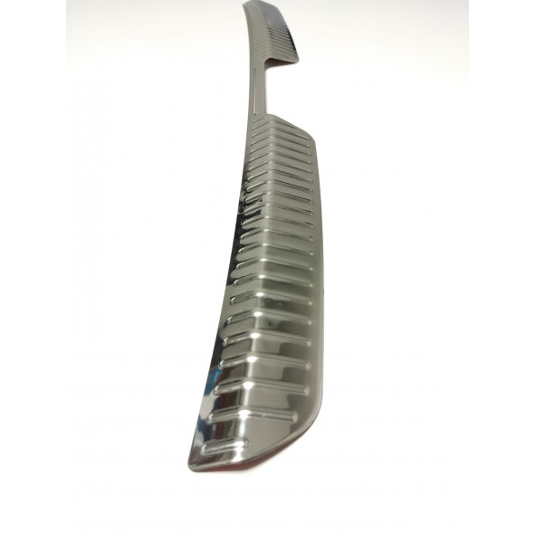 Peugeot 408 Krom Bagaj İç Eşik Koruma 2022+ Parlak Paslanmaz Çelik - Resim 6