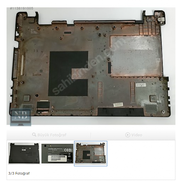 GRUNDİG GNB 1550 1555 GNB 1555 C1 İ3 ALT KASA SORUNSUZ - 3