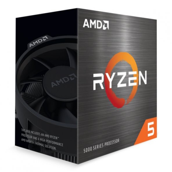 AMD Ryzen 5 5500 100-100000457BOX (3.6GHz - 4.2GHz) 19MB AM4 65W Kutulu İşlemci