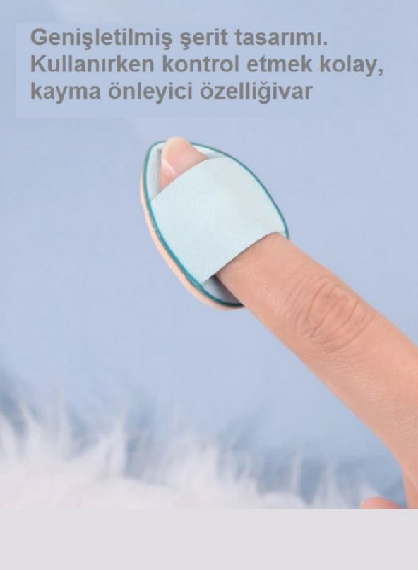 3 Adet Mini Kozmetik Puf Parmak Yüz Makyaj Sünger Göz Altı Kapatıcı Bez Süngeri Konseyler - 2
