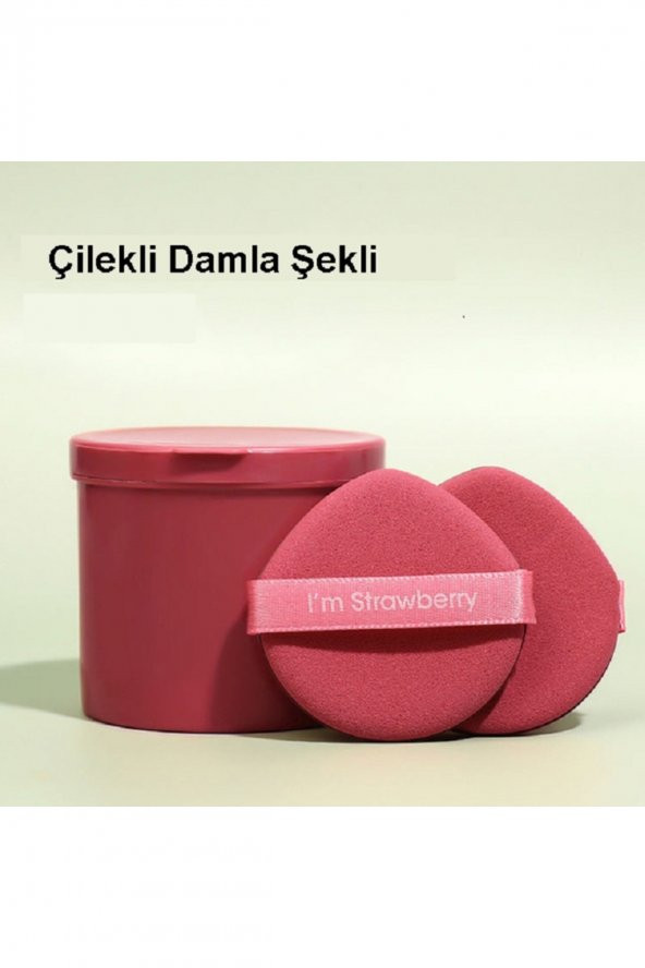 7 Adet Kozmetik Puf Seti Çiftyan Yumuşak Fondöten Nemlendirici Yüz Makyaj Bez Sünger Güzellik Seti - 2