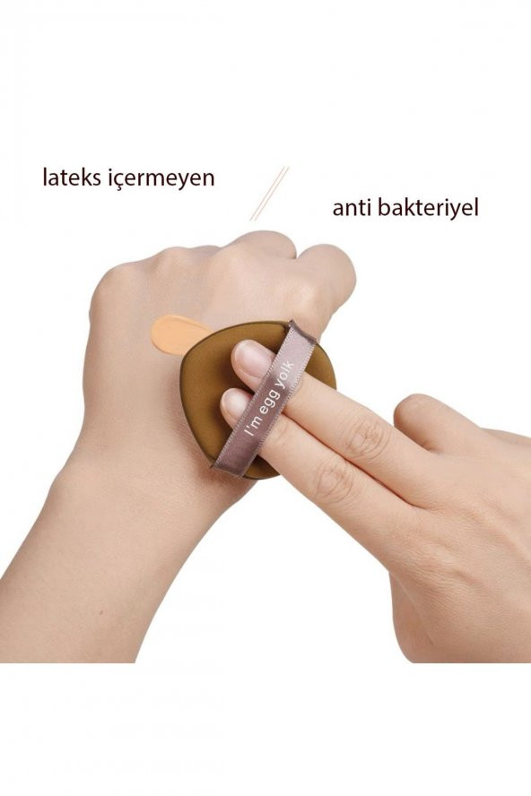 7 Adet Kozmetik Puf Seti Çiftyan Yumuşak Fondöten Nemlendirici Yüz Makyaj Bez Sünger Güzellik Seti - 3