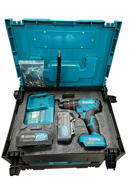MUR-CELL MUR-9017 10 PİLLİ 3 AH KÖMÜRSÜZ ŞARJLI MATKAP
