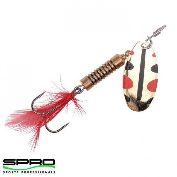 Spro PC Spinner 8g Turna Levrek Alabalık Kaşığı Gold No:4
