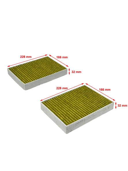 Bmw 7 Serisi G11-G12 2015-2022 Karbonlu Polen Filtresi - Resim 2