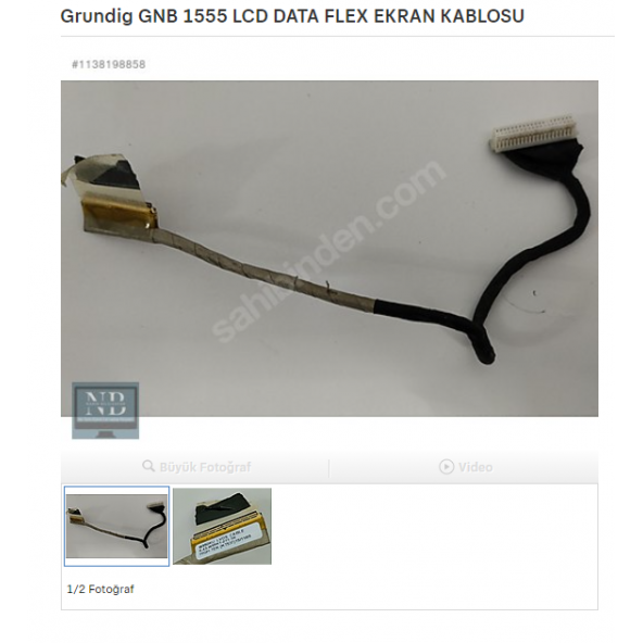 Grundig GNB 1555 LCD DATA FLEX EKRAN KABLOSU