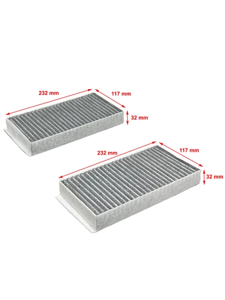 Bmw X1 F48 2015-2022 Karbonlu Polen Filtresi - Resim 2