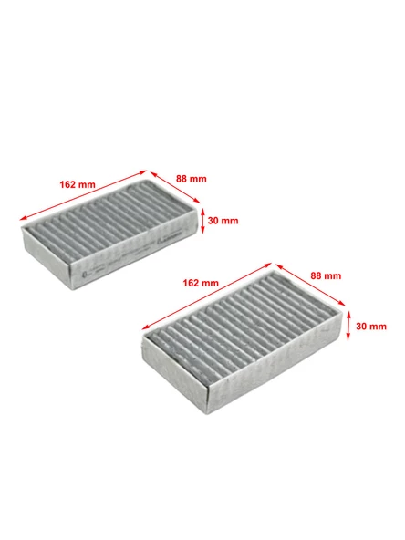 Bmw X3 F25 (S-Drive-18D-20İ)-(X-Drive-20D-20İ-28İ-30D-35D-35İ) 2010-2017 Karbonlu Polen Filtresi - 2