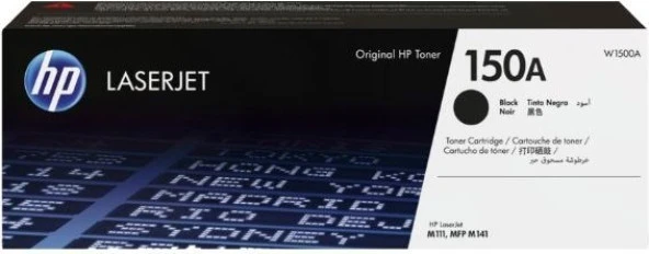 Hp 150A Black Siyah 950 Sayfa  Yazıcı Toneri W1500A