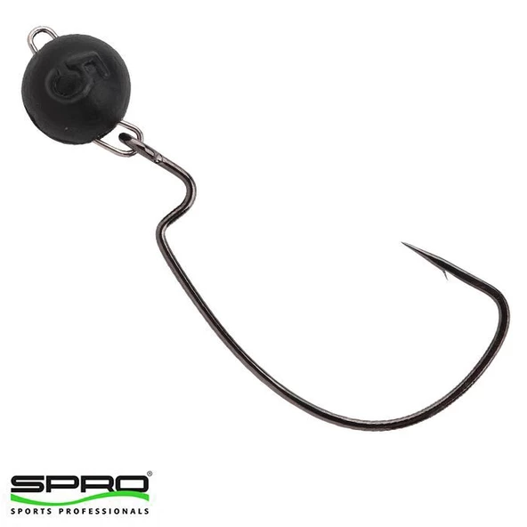 SPRO Rigged Bottom Jig LRF Silikon Yem Zokası Siyah No: 2/0 - 2