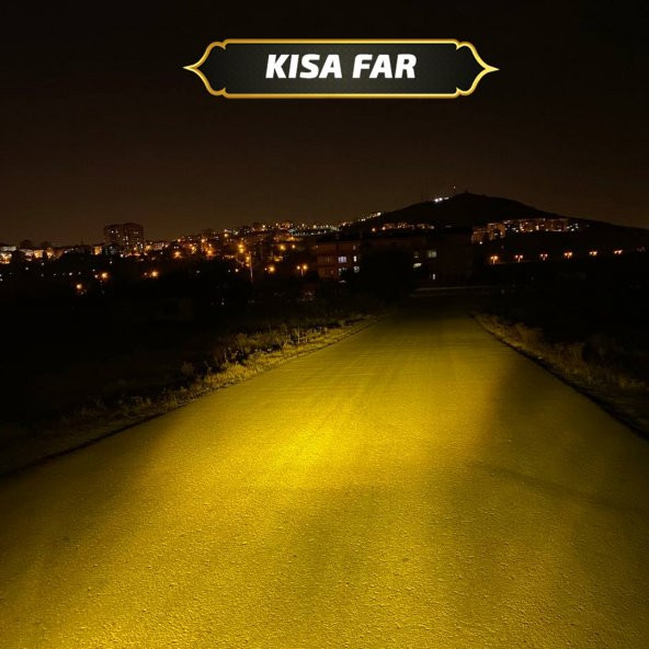 Fıat Grande Putno Uyumlu Mercek Led Xenon Uzun Kısa Çift Renk Şimşek Etkili Ampul - 5