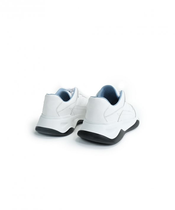 MAX UP WHITE Beyaz Sneaker Erkek Deri Ayakkabı - 4