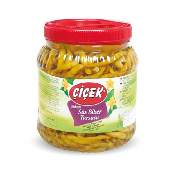 FinDit Çiçek Turşu Yakan Biber 1350Gr x 12 Adet