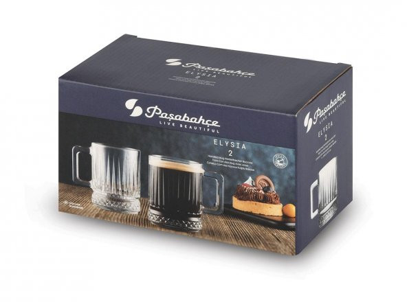 Paşabahçe 55442 Elysia Fincan Kupası 310Cc 2Li - 4