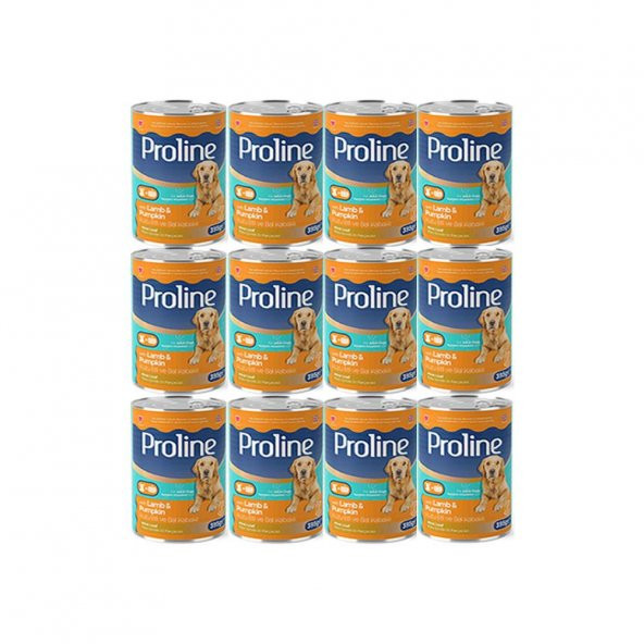 Proline Kuzu Etli ve Bal Kabaklı Yetişkin Köpek Konservesi 395 Gr*12 Adet