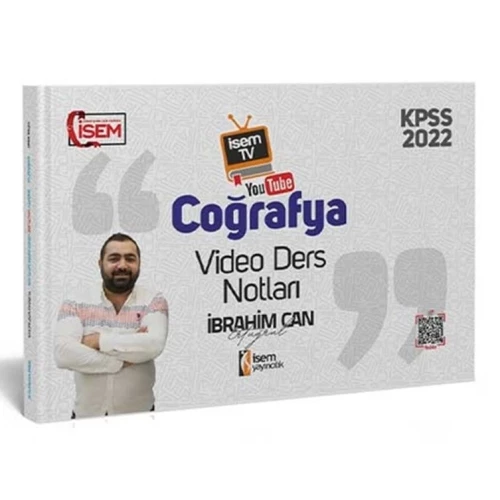 İsem Yayıncılık 2022 İsem TV KPSS Genel Kültür Coğrafya Video Ders Notu