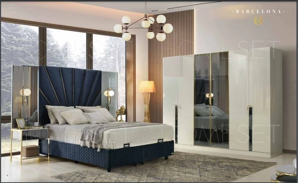 BARCELONA MDF YATAK ODASI TAKIMI ürün görseli 1