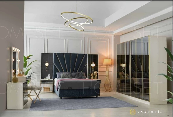 NAPOLİ MDF YATAK ODASI TAKIMI ürün görseli 1