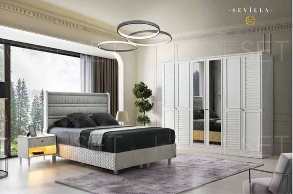 SEVİLLA MDF YATAK ODASI TAKIMI ürün görseli 1