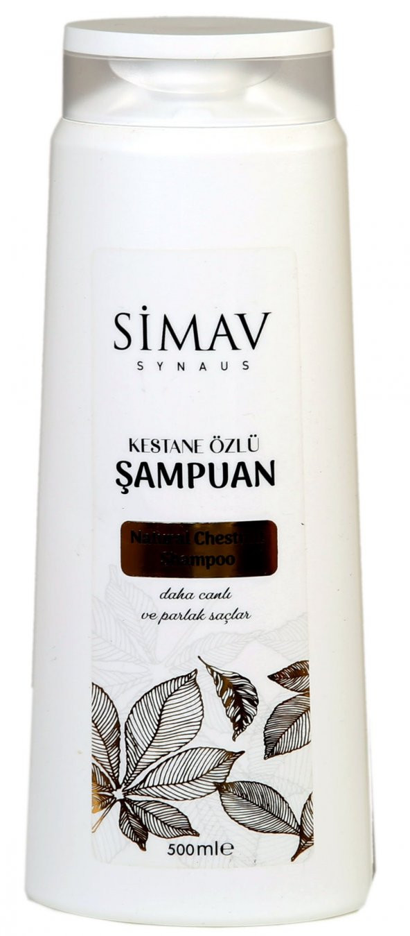 Simav Synaus Kestane Özlü ve Termal Sulu Şampuan Seti 2'li - 500 ml - 4