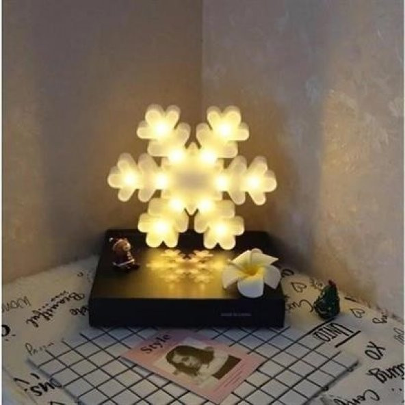 BUFFER® Kartanesi Şeklinde Led Işıklı Dekoratif Masa ve Duvar Lambası