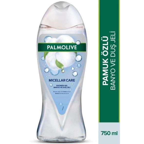 PALMOLİVE Micellar Care Pamuk Özlü Micellar Su ile Banyo ve Duş Jeli 750 ml