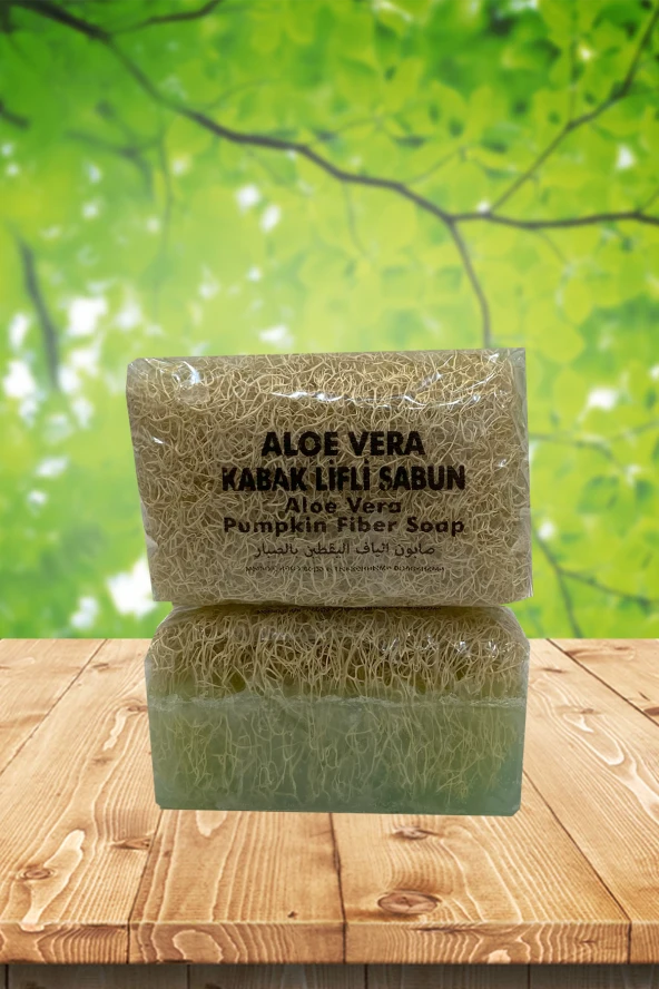 Nursima Doğal Kabak Lifli Aloe Vera Sabunu 100 gr