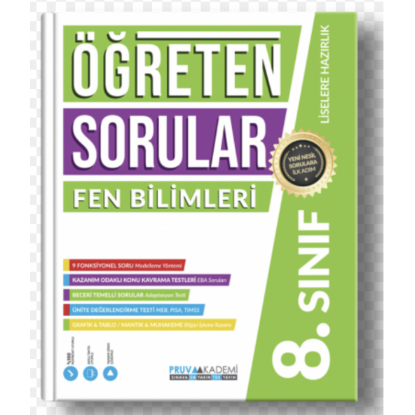 8. SINIF ÖĞRETEN SORULAR FEN BİLİMLERİ