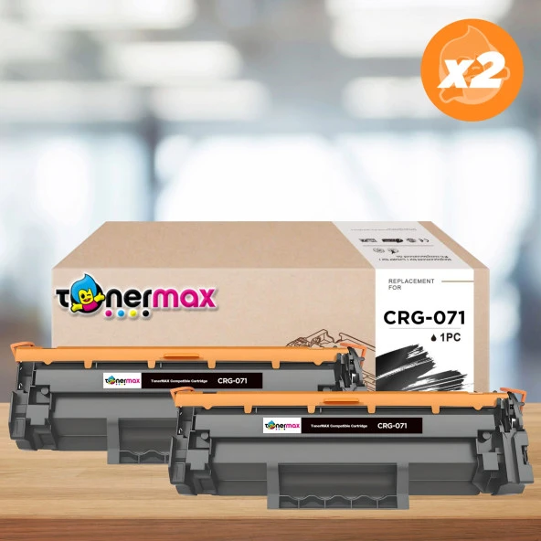 Canon CRG-071 Muadil Toner - Çipli 2'li Avantaj Paket / Canon I-Sensys LBP121dn / LBP122dw / MF271dn / MF272dw / MF273dw / MF274dw / MF275dw