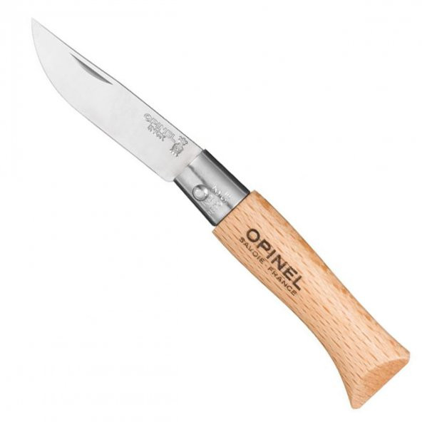 Opinel Inox No 3 Kayın Saplı Paslanmaz Çelik Çakı