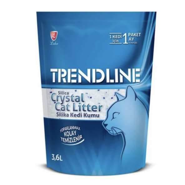 Trendline Tozsuz Silika Kedi Kumu 3.6 lt