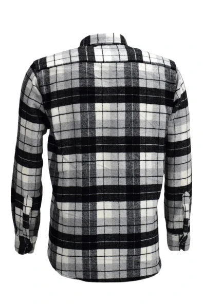 Erkek Çift Cepli Kapaklı Regular Fit Oduncu Gömlek BGL-ST03253 - Resim 11