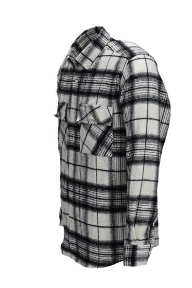 Erkek Çift Cepli Kapaklı Regular Fit Oduncu Gömlek BGL-ST03262 - Resim 9