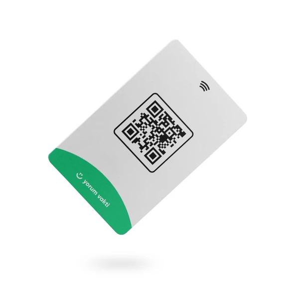 NFC ve QR Kodlu Google Yorum ve Puanlama Kartı 2'Lİ PAKET - 2