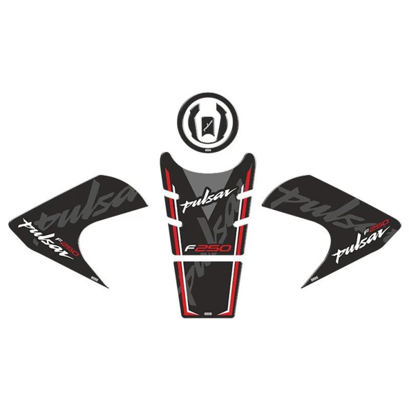 Bajaj Pulsar F250 2022 - 2024 Uyumlu Tank Pad Set 004