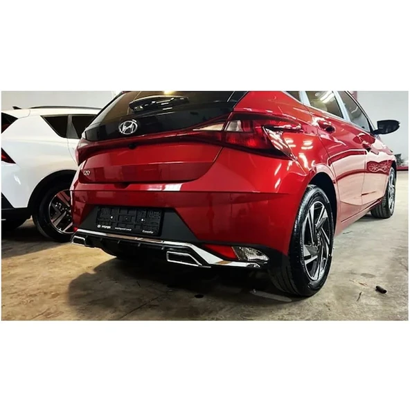 Autogp Hyundai i20 ön ve arka tampon koruması plastik 2020+ - Resim 3