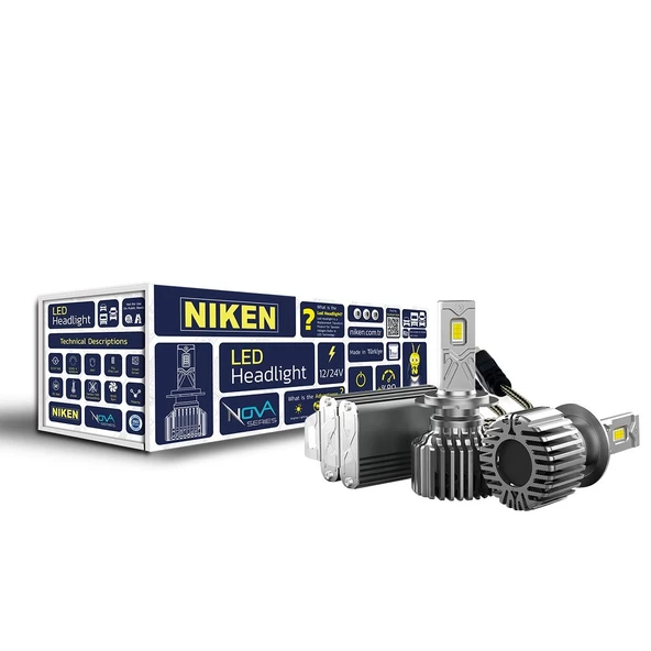 NİKEN H7 led xenon far ampulü seti niken nova 12000lm