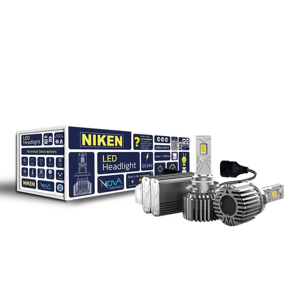 NİKEN 9005 HB3 led xenon far ampulü seti niken nova 12000lm