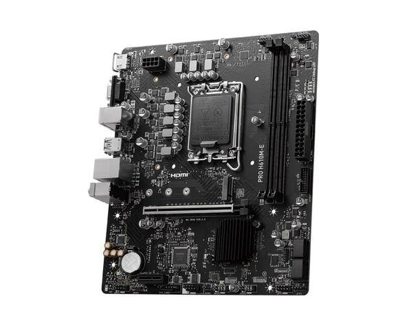 MSI PRO H610M-E DDR5 5600MHZ(OC) HDMI VGA M.2 mATX 1700P - 3