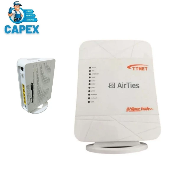 TTNet Airties 5650 KK TT Vers.3 VDSL2 Modem/Router (Kutulu-Yenilenmiş) ürün görseli 1