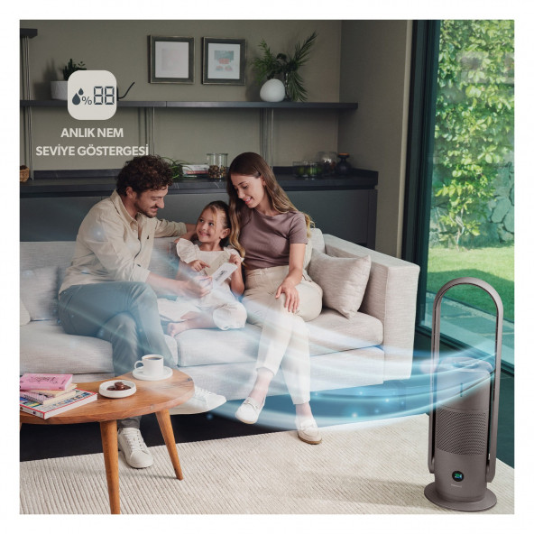 Homend O-zone Duo 9005H 2in1 Hava Temizleyicisi ve Nemlendiricisi