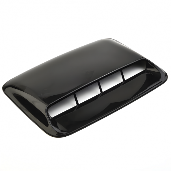 Piano Black Kaput Üstü Havalandırma Izgara Büyük GenişKaput Üstü Body Kit Parlak Siyah - 4